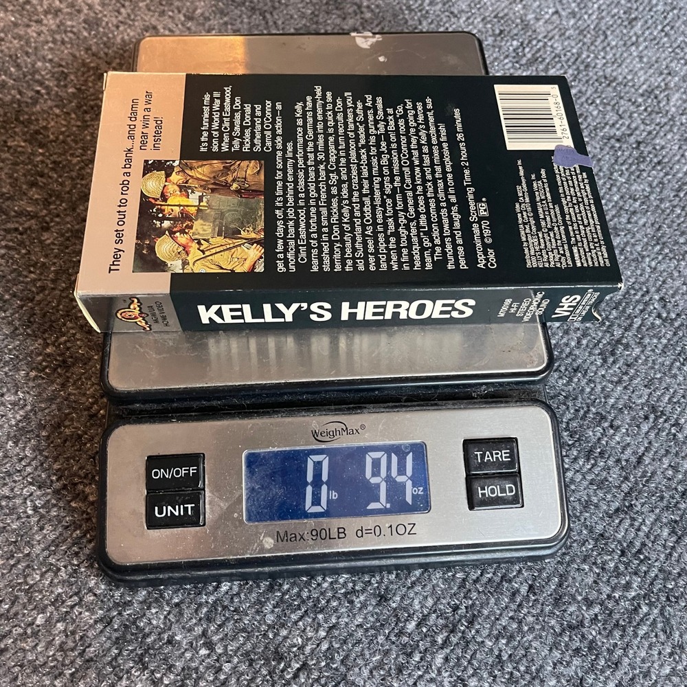 Kellys Heroes VHS Clint Eastwood Telly Savalas MGM UA 1970 War Comedy M700168 - Picture 10 of 10